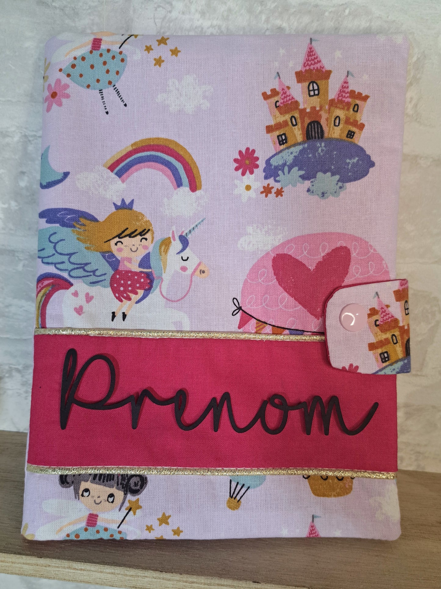 Protège carnet de santé princesse